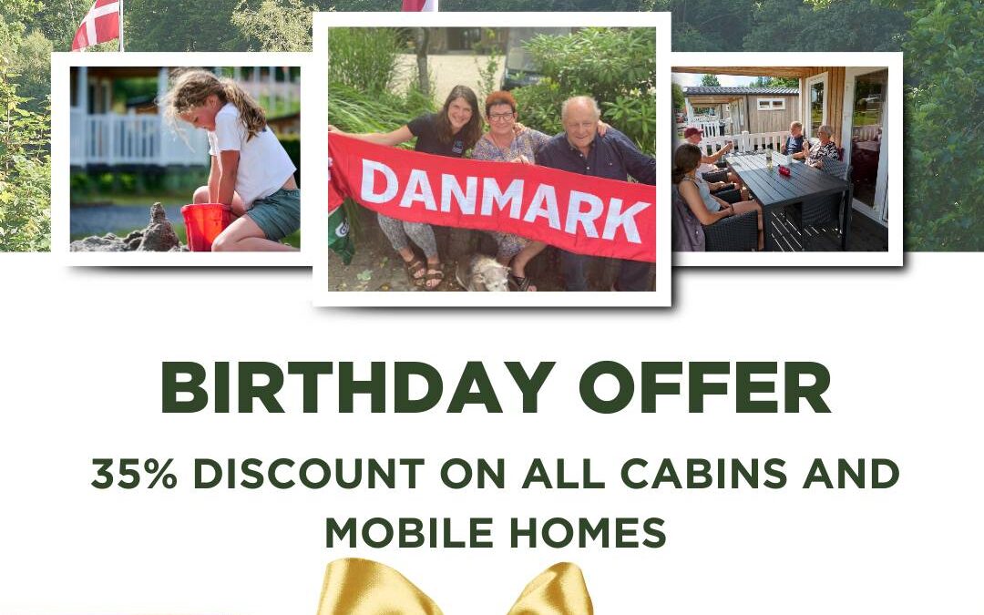 Birthday offer – save 35%